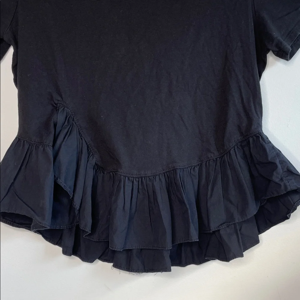 Maeve Anthropologie Ruffle-Hem Blouse Top - Picture 5 of 7